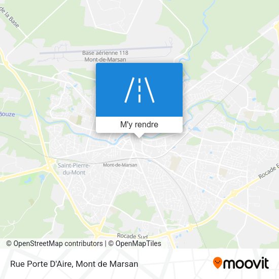 Rue Porte D'Aire plan