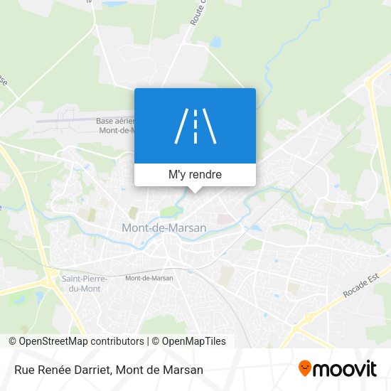 Rue Renée Darriet plan