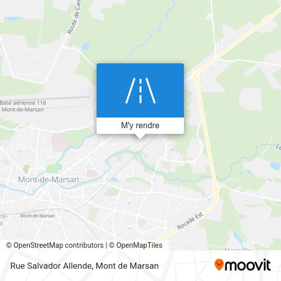 Rue Salvador Allende plan