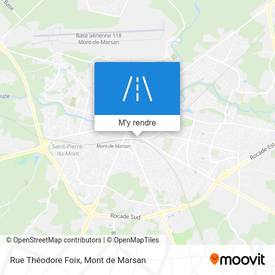 Rue Théodore Foix plan