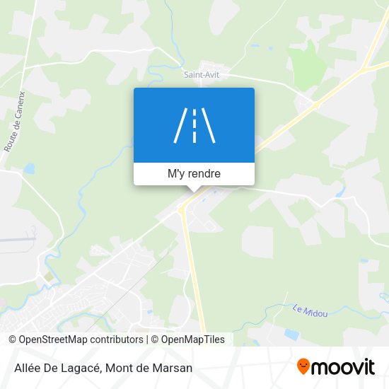 Allée De Lagacé plan