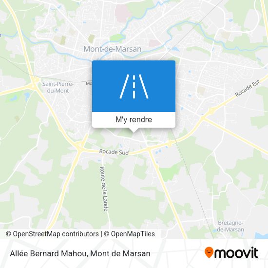 Allée Bernard Mahou plan