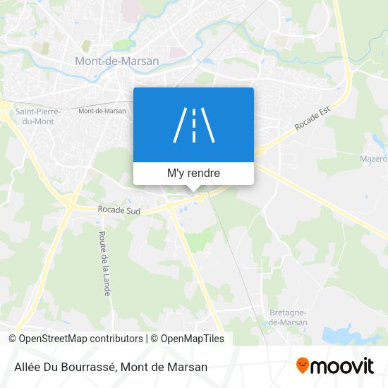 Allée Du Bourrassé plan