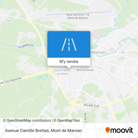 Avenue Camille Brettes plan