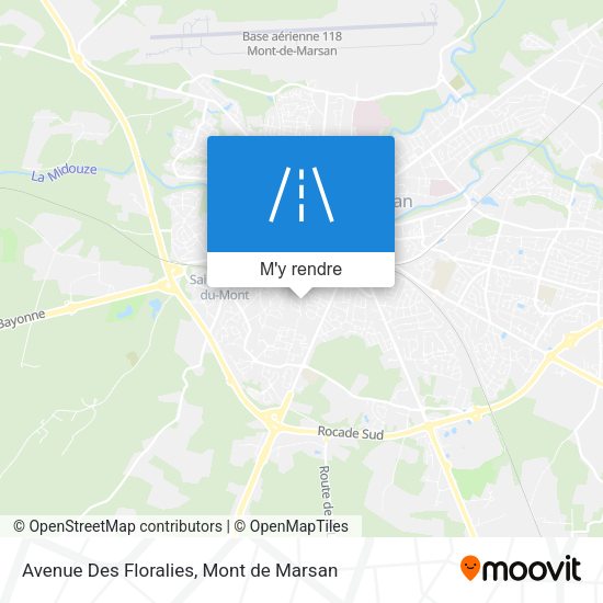 Avenue Des Floralies plan