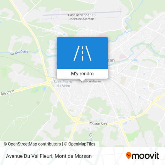 Avenue Du Val Fleuri plan