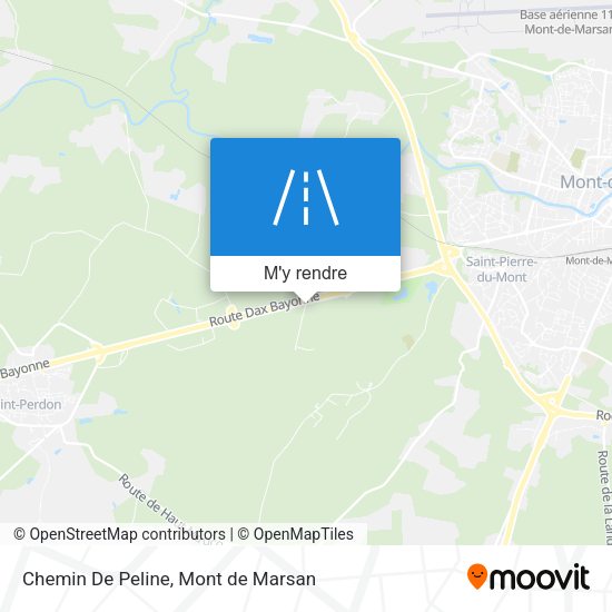 Chemin De Peline plan