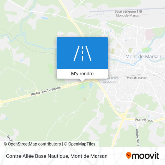 Contre-Allée Base Nautique plan