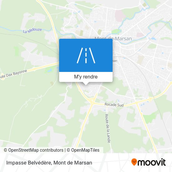 Impasse Belvédère plan