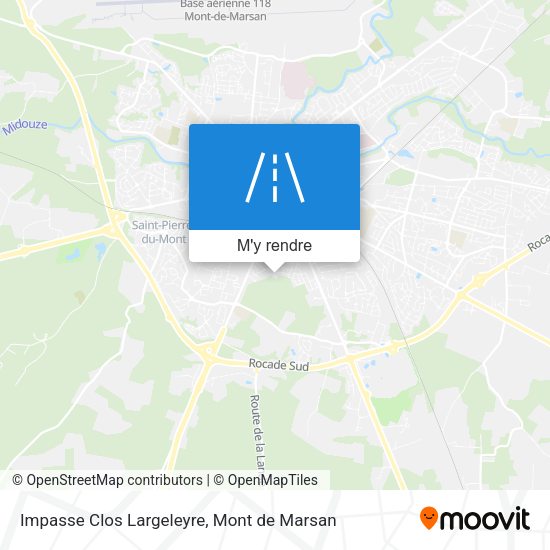 Impasse Clos Largeleyre plan
