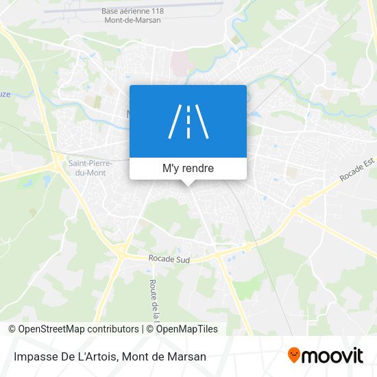 Impasse De L'Artois plan