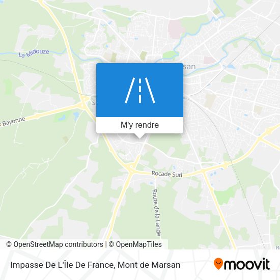 Impasse De L'Île De France plan