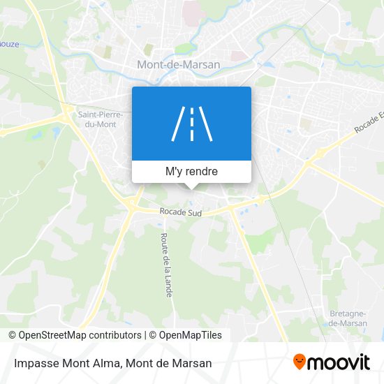 Impasse Mont Alma plan