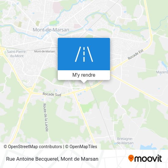 Rue Antoine Becquerel plan