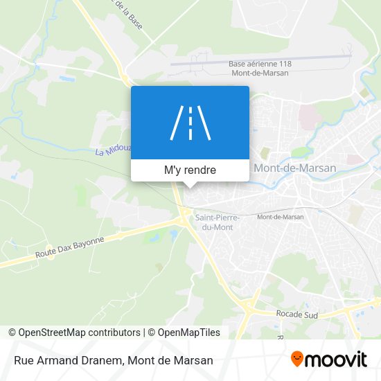 Rue Armand Dranem plan