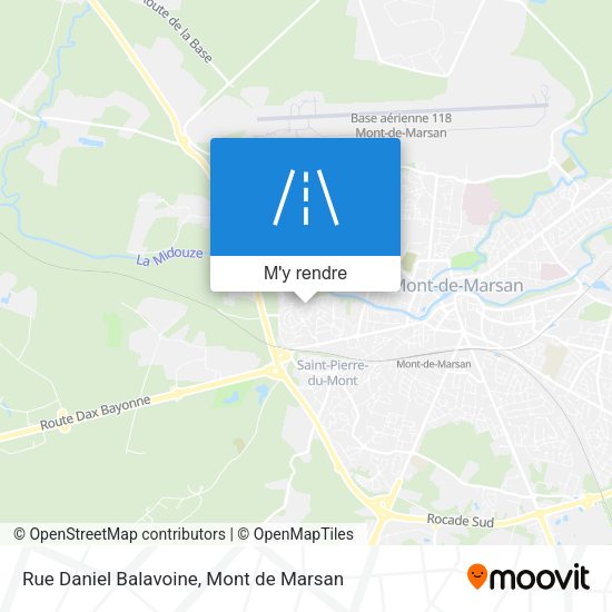Rue Daniel Balavoine plan