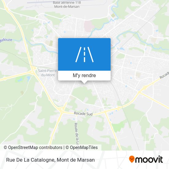 Rue De La Catalogne plan