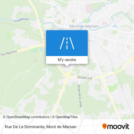 Rue De La Dominante plan