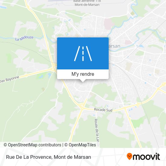 Rue De La Provence plan