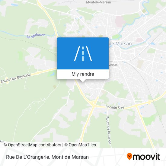 Rue De L'Orangerie plan