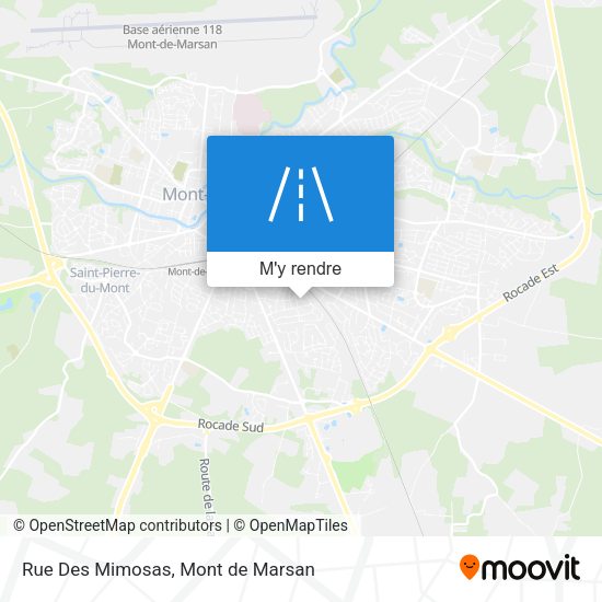 Rue Des Mimosas plan