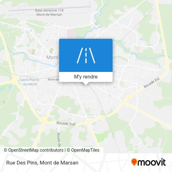 Rue Des Pins plan