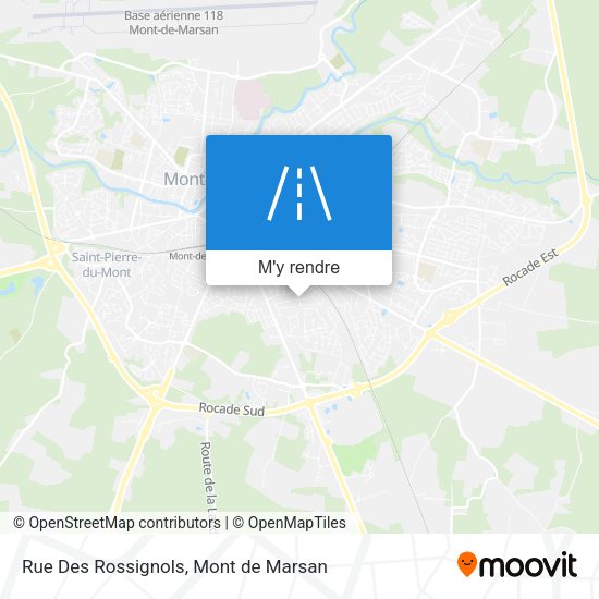 Rue Des Rossignols plan