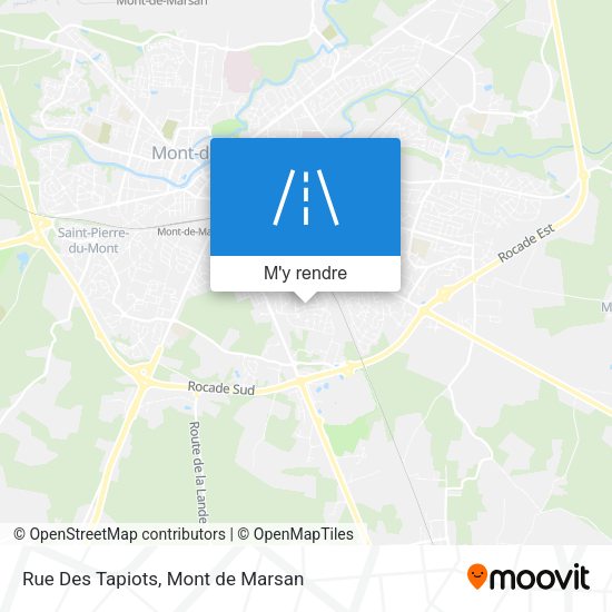 Rue Des Tapiots plan