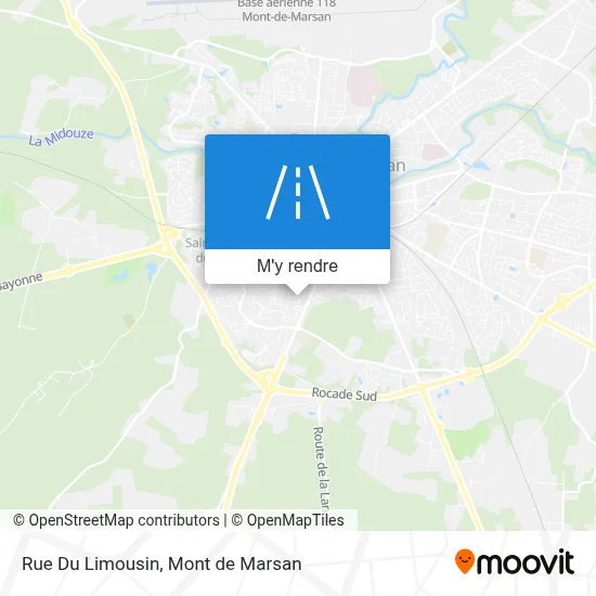 Rue Du Limousin plan