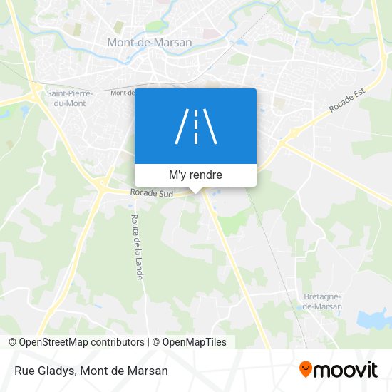 Rue Gladys plan