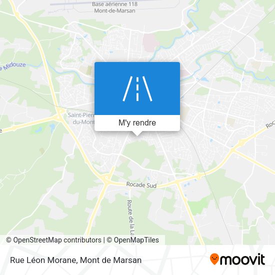 Rue Léon Morane plan