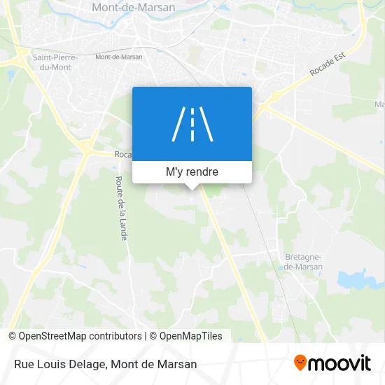 Rue Louis Delage plan