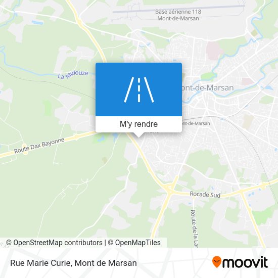 Rue Marie Curie plan