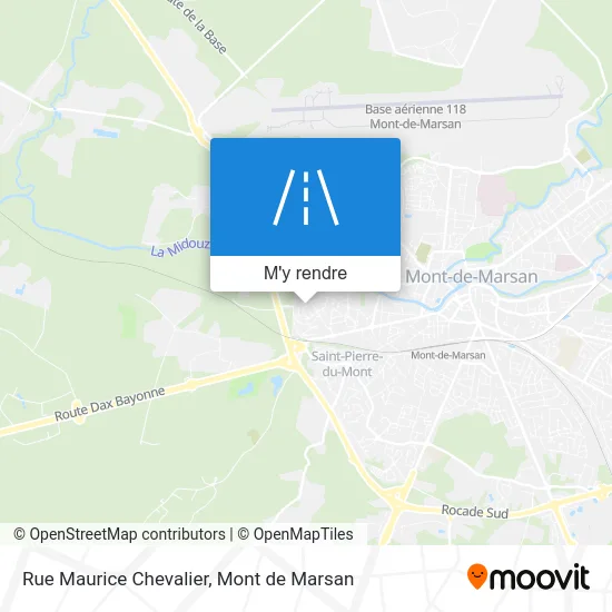 Rue Maurice Chevalier plan