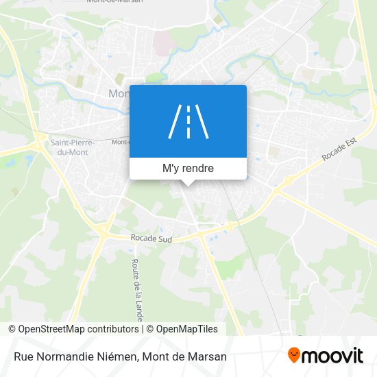Rue Normandie Niémen plan