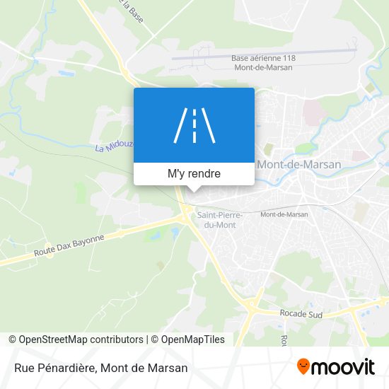 Rue Pénardière plan