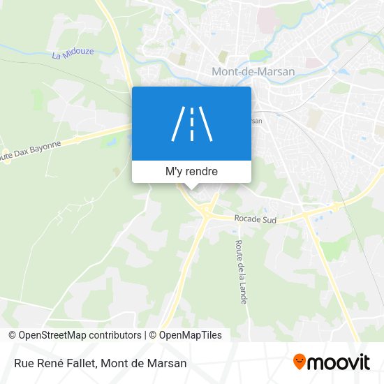 Rue René Fallet plan