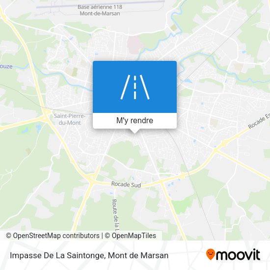 Impasse De La Saintonge plan