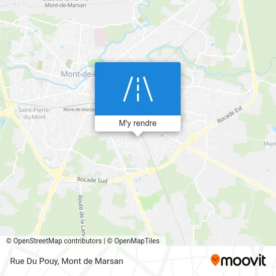 Rue Du Pouy plan