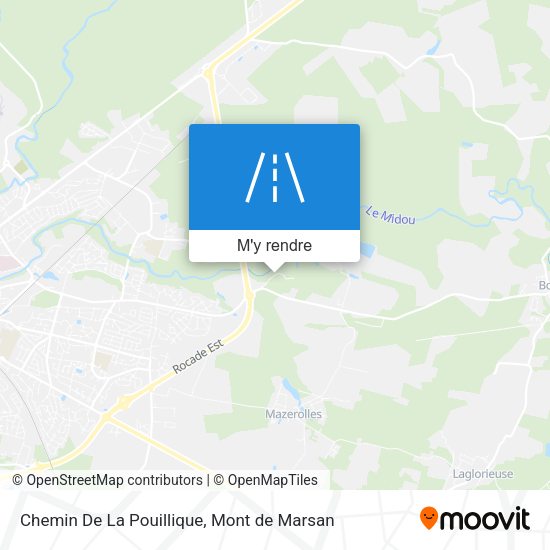 Chemin De La Pouillique plan