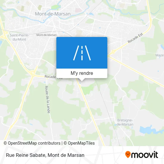 Rue Reine Sabate plan