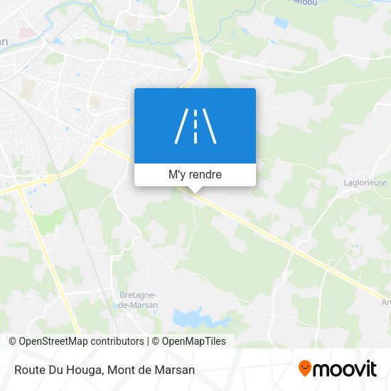 Route Du Houga plan