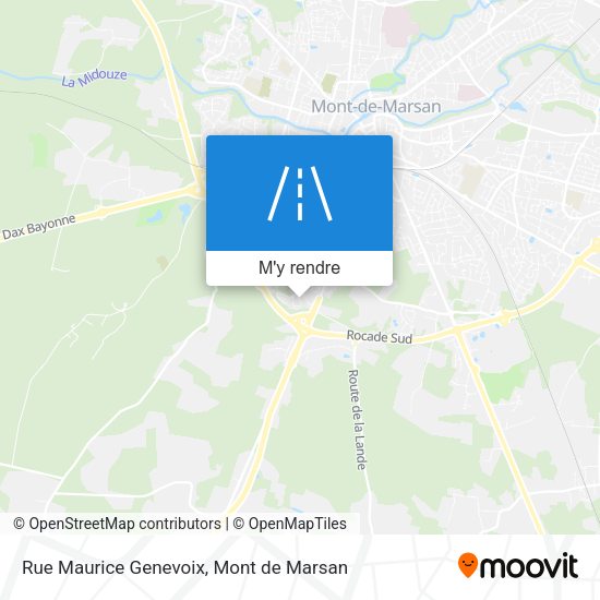 Rue Maurice Genevoix plan