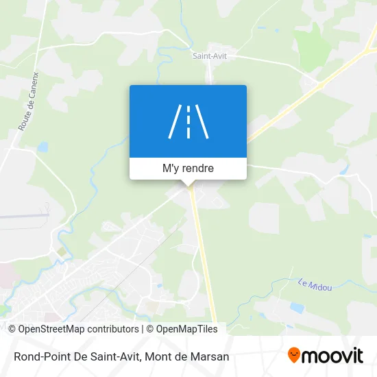 Rond-Point De Saint-Avit plan