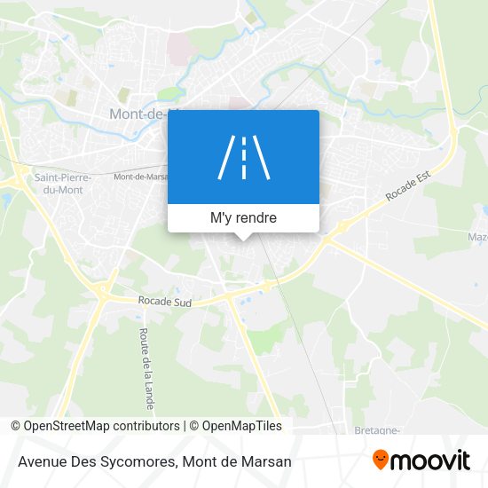 Avenue Des Sycomores plan