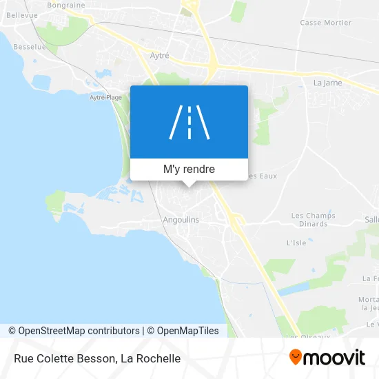 Rue Colette Besson plan