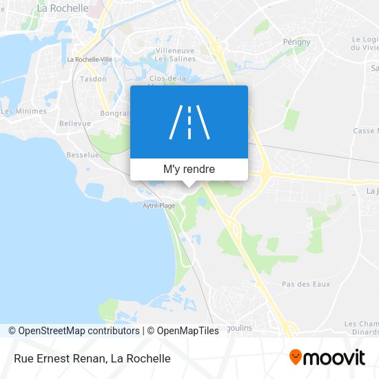 Rue Ernest Renan plan