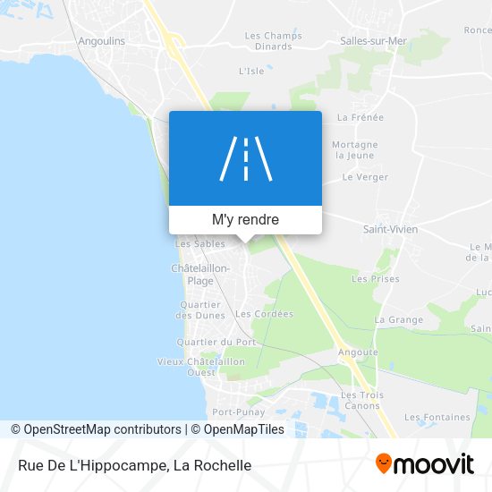 Rue De L'Hippocampe plan