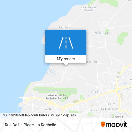 Rue De La Plage plan