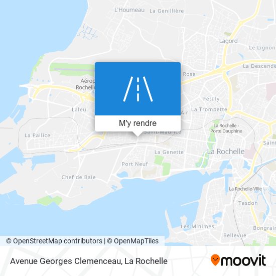 Avenue Georges Clemenceau plan